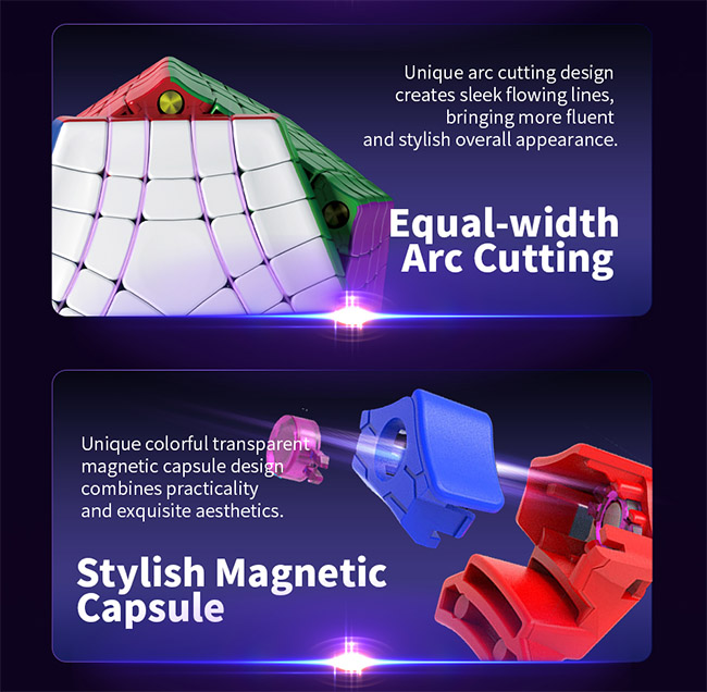 DianSheng Galaxy Gigaminx M Ball-Core Magnetic Speed Cube
