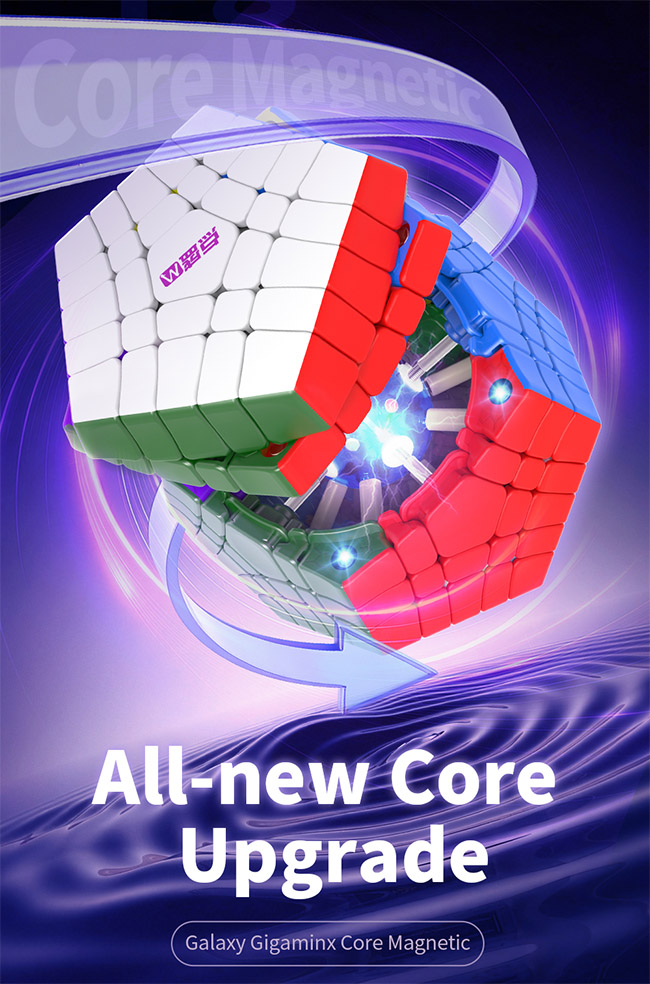 DianSheng Galaxy Gigaminx M Ball-Core Magnetic Speed Cube