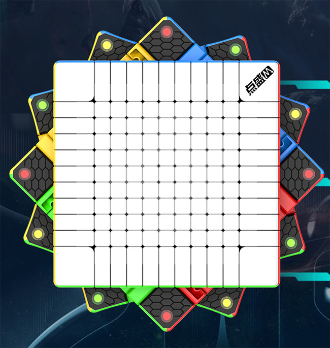 DianSheng Galaxy 11M 11x11 Magnetic Speed Cube Stickerless with Black Core