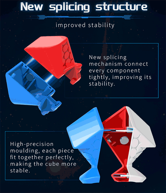 DianSheng Solar M Magnetic 3x3x3 Magic Cube UV Version