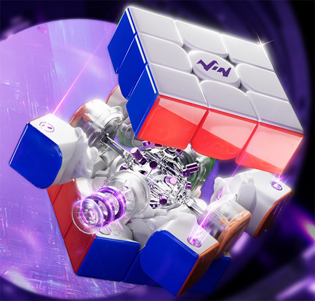 VIN3 3x3x3 Magnetic Cube UV NOVA Version