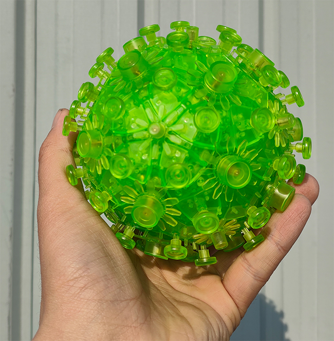 Verypuzzle Wandering Tuttminx Cube Puzzle Transparent Green