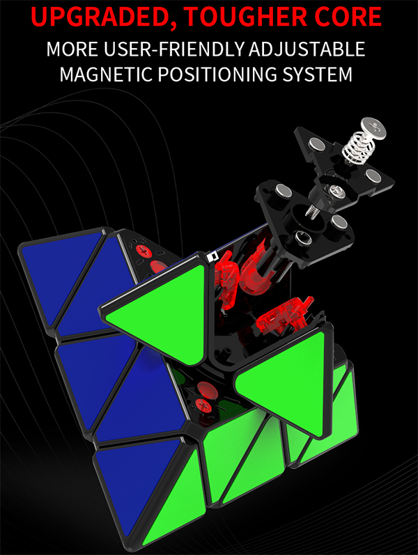 QiYi X-MAN Design Magnetic Pyraminx-Bell V2 Stickerless