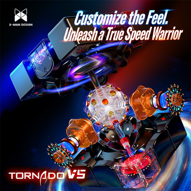 QiYi XMD Tornado V3 Premium 3x3x3 Speed Cube Pioneer UV Version