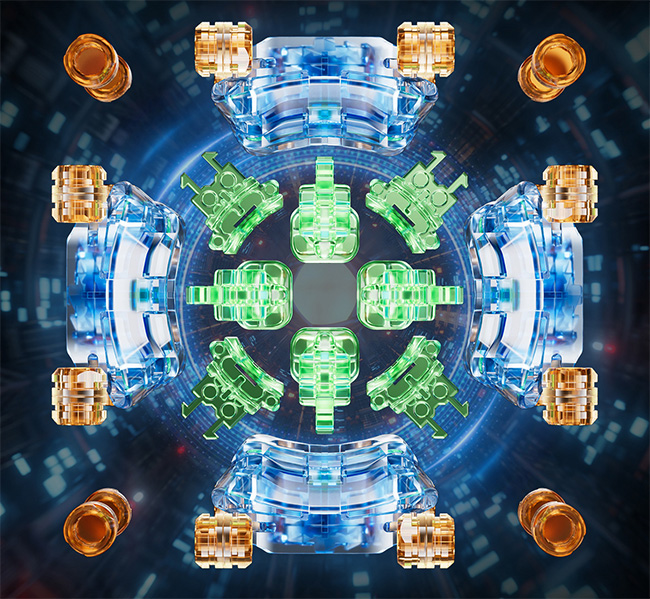 YongJun META 8-Magnet Ball-core Wing Magnetic 3x3x3 Speed Cube UV Version