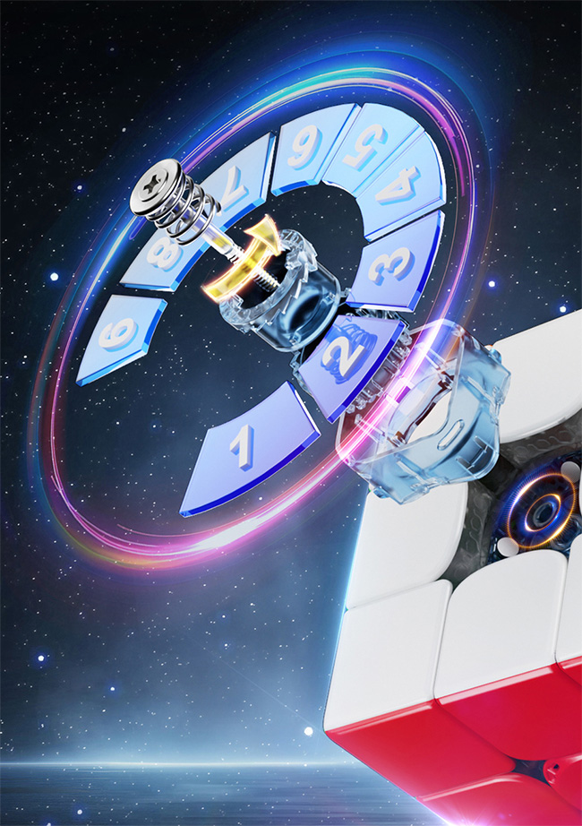 YongJun META 8-Magnet Ball-core Wing Magnetic 3x3x3 Speed Cube UV Version