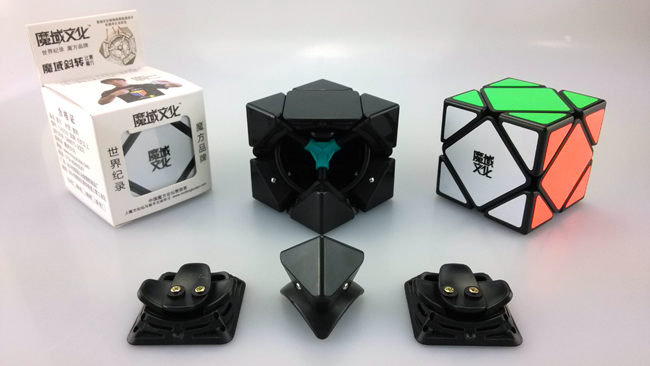 Maomaoyu Skewb Speed Magic Cube Smooth 3D Puzzle Twist Brain Black 