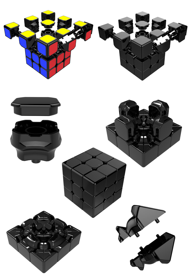 MoYu HuaLong 3x3x3 Speed Cube Black