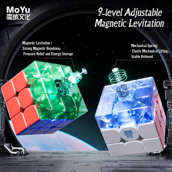 MoYu WeiLong WRM V9 3x3x3 Speed Cube MagLev Version
