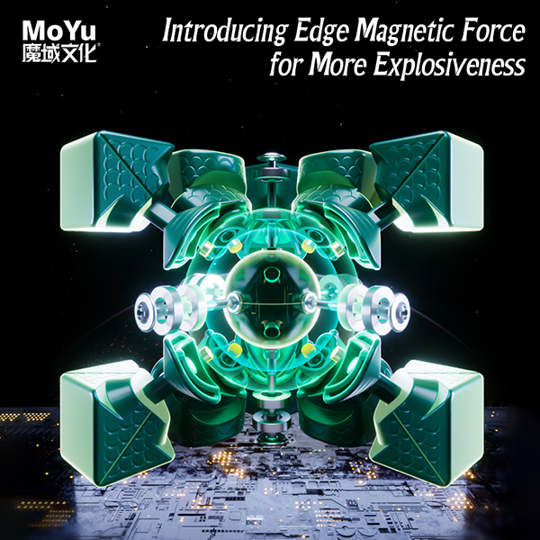 MoYu WeiLong WRM V9 3x3x3 Speed Cube Magnetic Version