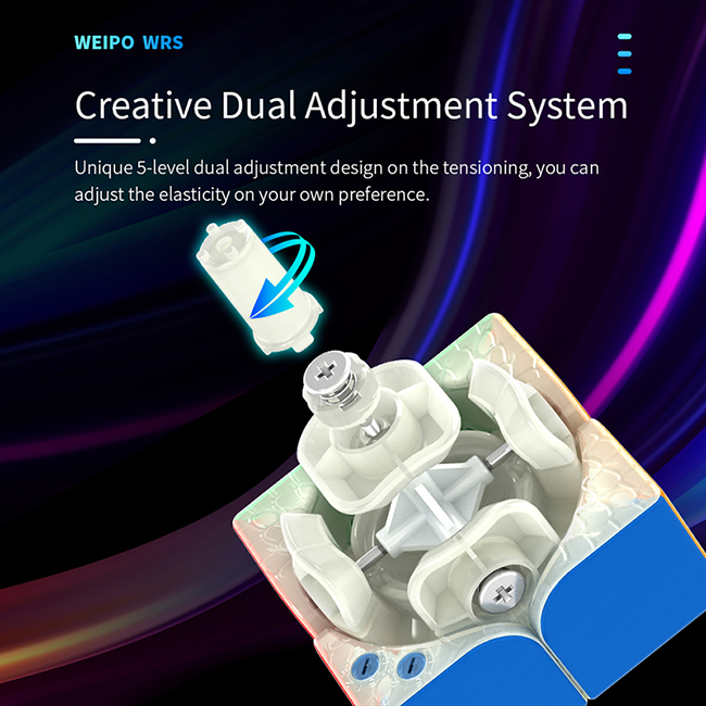 MoYu WeiPo WRS 5-level Magnets Adjustable 2x2x2 Speeed Cube Stickerless