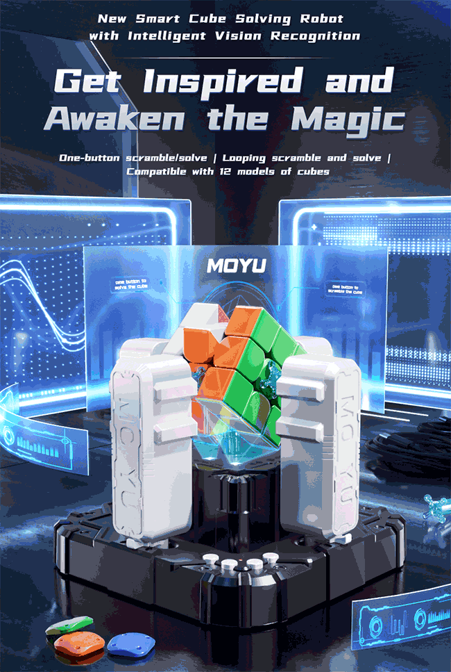 MoYu Smart Cube Solving Robot