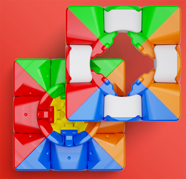 YongJun YuLong V2 Magnetic 3x3x3 Speed Cube UV Version