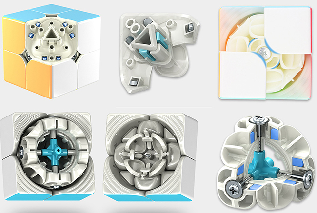 YongJun YuPo Magnetic 2x2x2 Speed Cube Stickerless