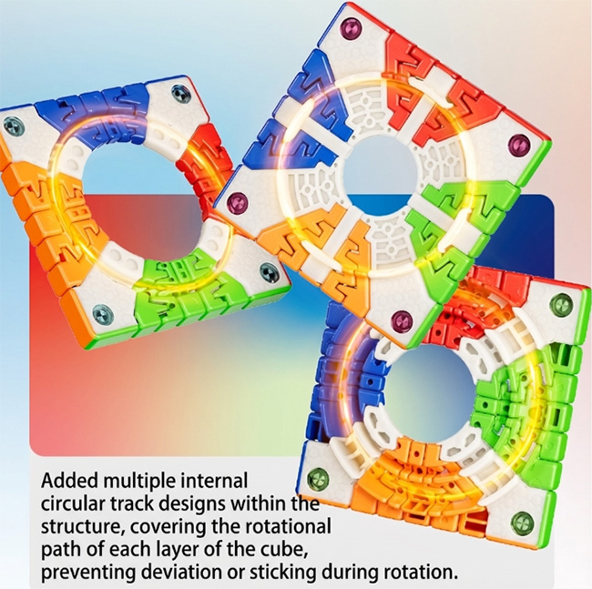 YOUNG JOE Zhilong Pocket Mini Magnetic 7x7x7 Speed Cube