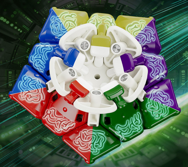 YJ YuHu M V3 MagLev Megaminx Stickerless