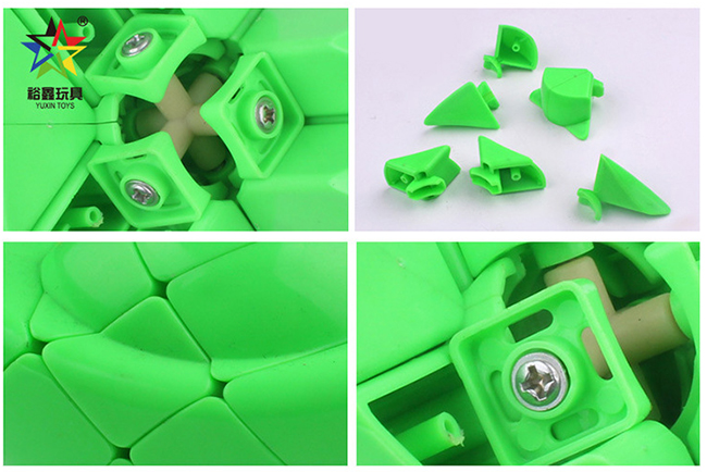 YuXin Chinese Sycee Ingot Cube Puzzle Green