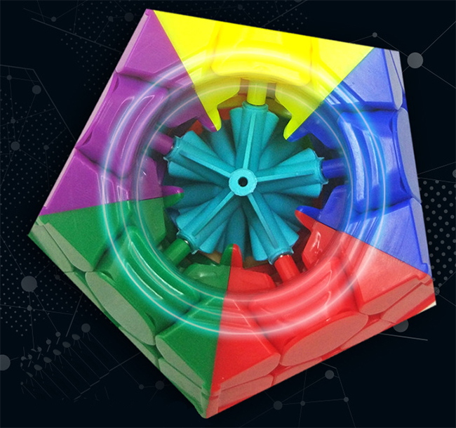 YuXin Little Magic Convex Wing Megaminx V2 Stickerless