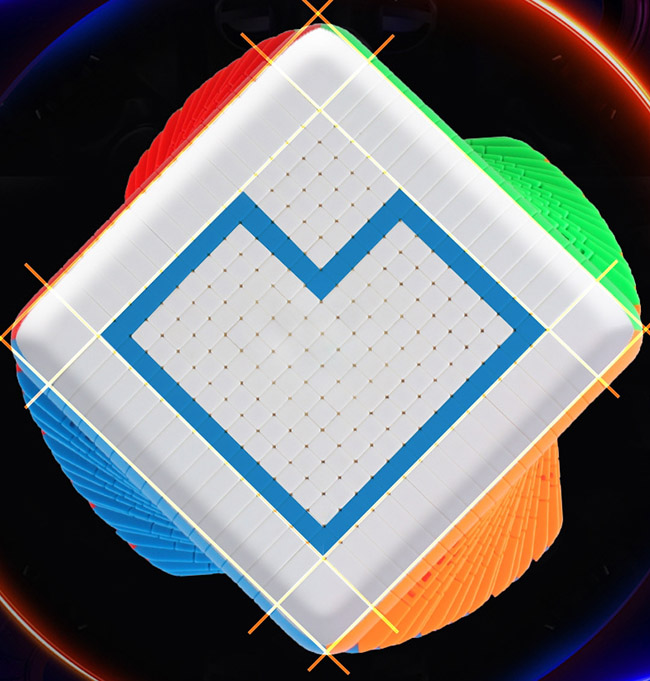 YuXin Huanglong 16x16x16 Magic Cube Stickerless