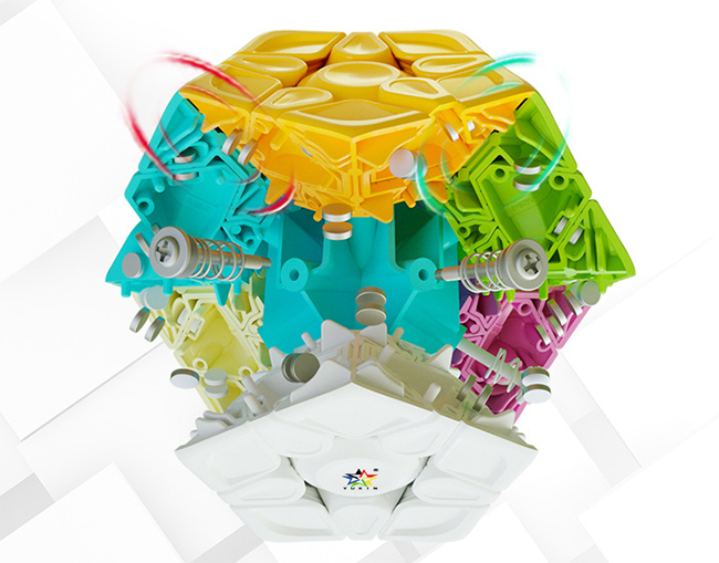 YuXin Little Magic V3 M Magnetic Megaminx Speed Cube Standard Color Scheme