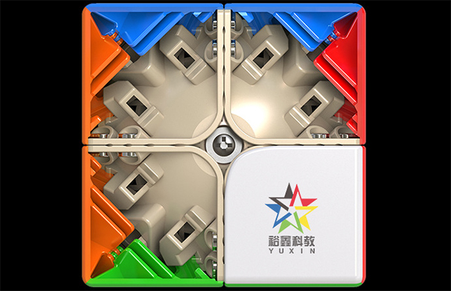 YuXin Little Magic M Magnetic 2x2x2 Magic Cube Stickerless