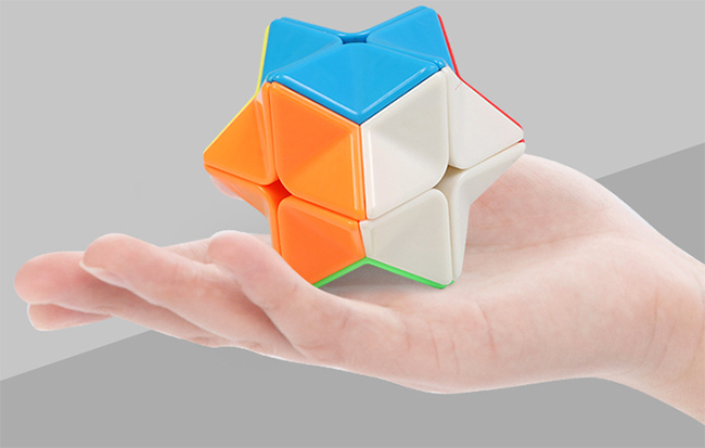 ZY Prismatic Pocket 2x2 Magic Cube Light Color Scheme